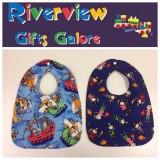 Reversible Bib - Pirates